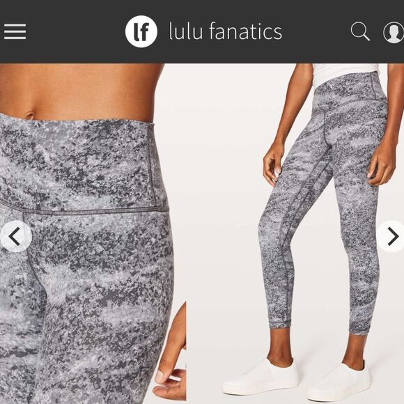 Lululemon Align Pant II 25" Sz 10 Area Ice Grey 1021 - Picture 1 of 2